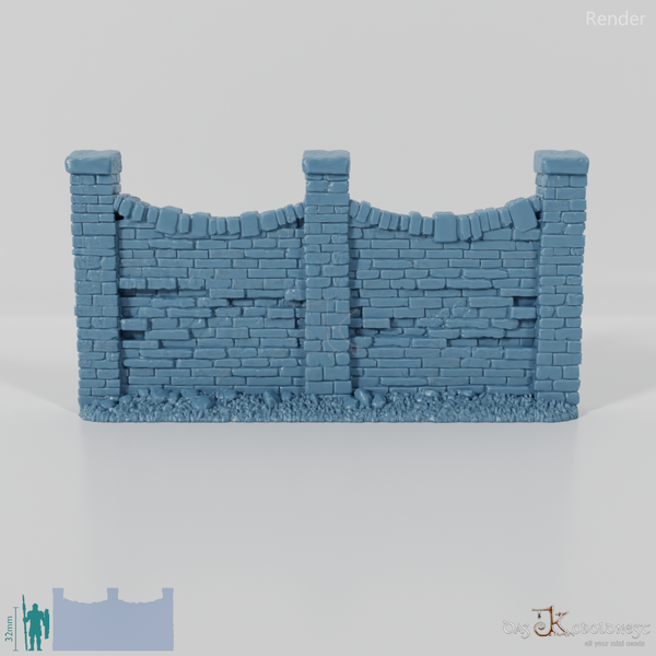 Steinerne Friedhofsmauer A1