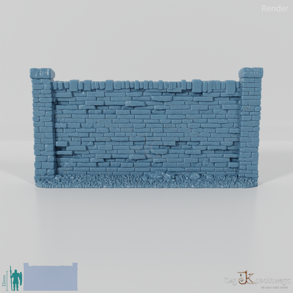 Steinerne Friedhofsmauer B0