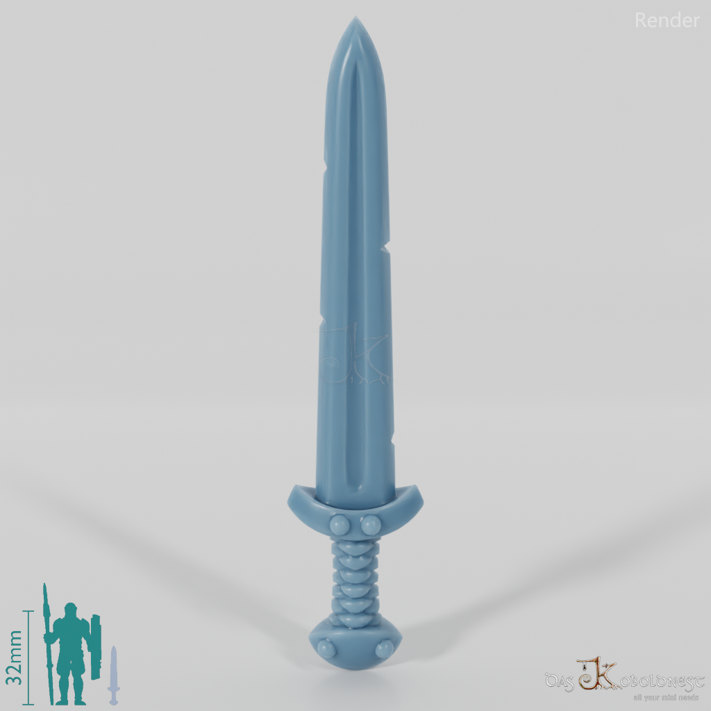 Einhandschwert mit schartiger Klinge