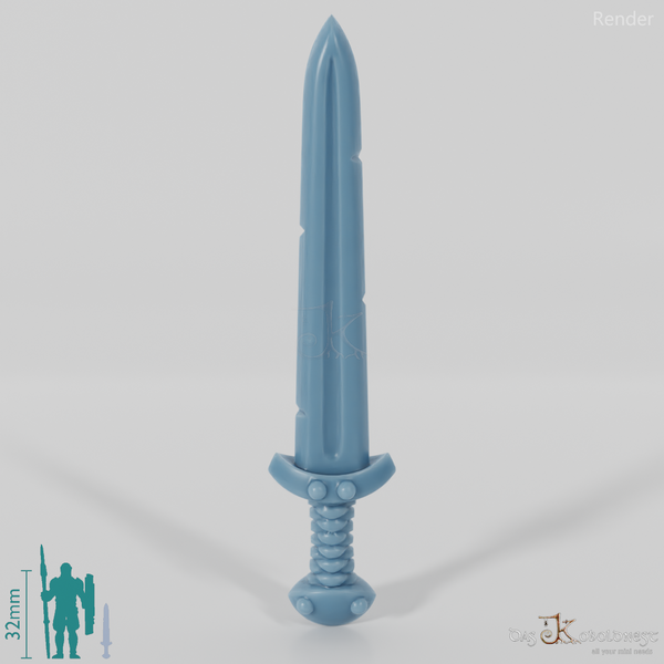 Einhandschwert mit schartiger Klinge