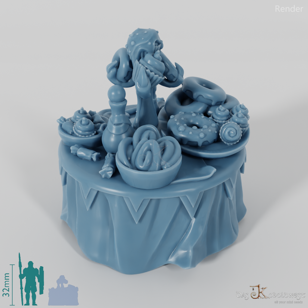 Tisch - Gedeckter Desserttisch