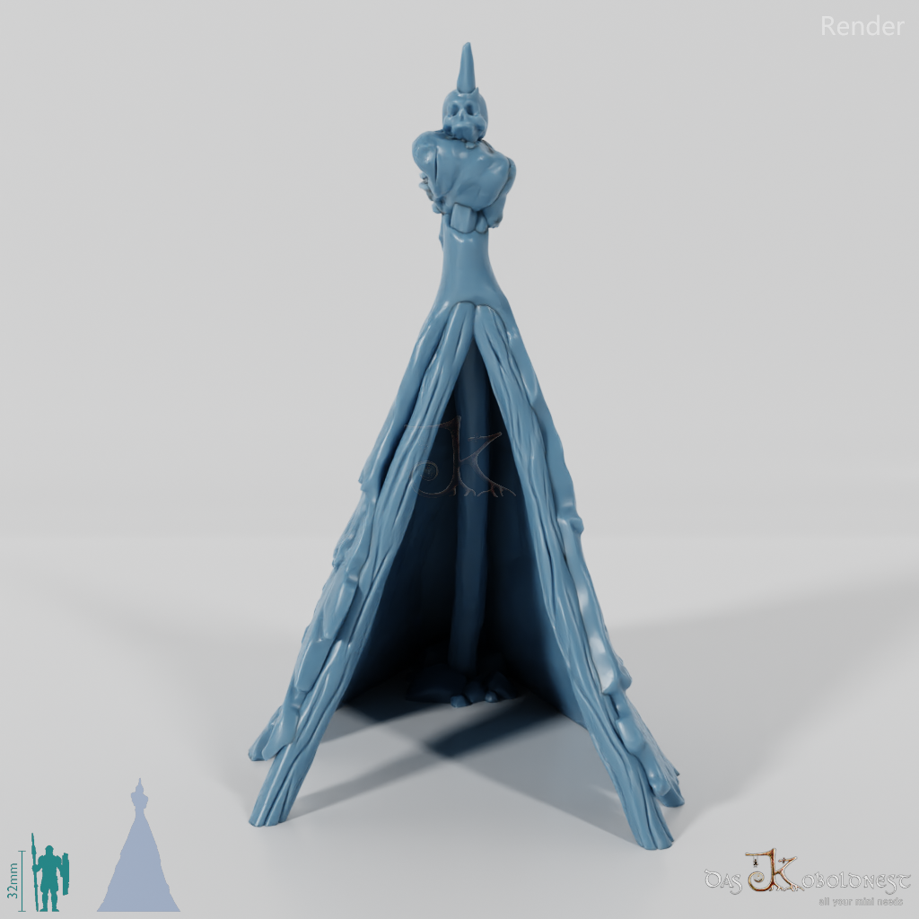 Zelt - Einfaches Lederzelt 5