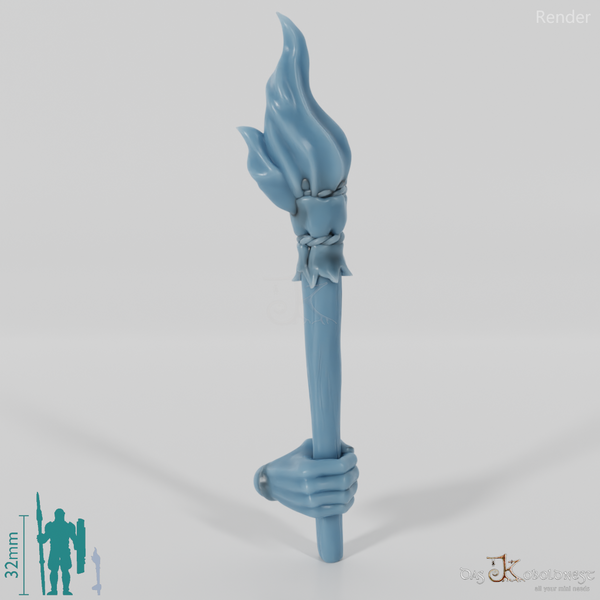 Menschen-Fackel mit Hand (Gonthan)