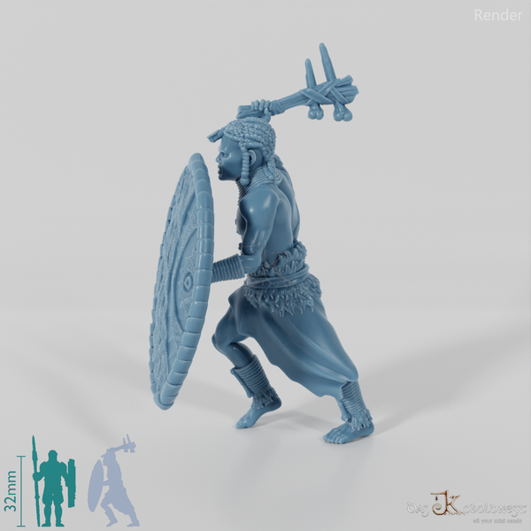 Südmenschen-Stammeskrieger C