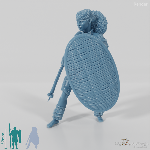 Südmenschen-Stammeskriegerin D