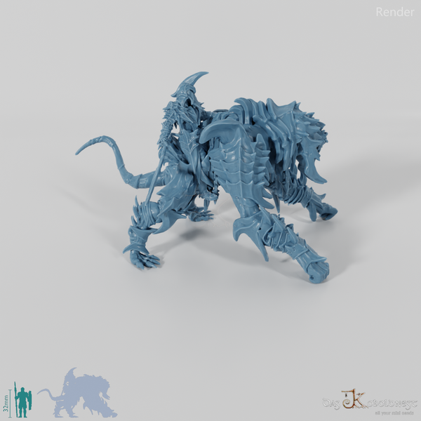 Ork - Kugred auf Wolfsmonstrum