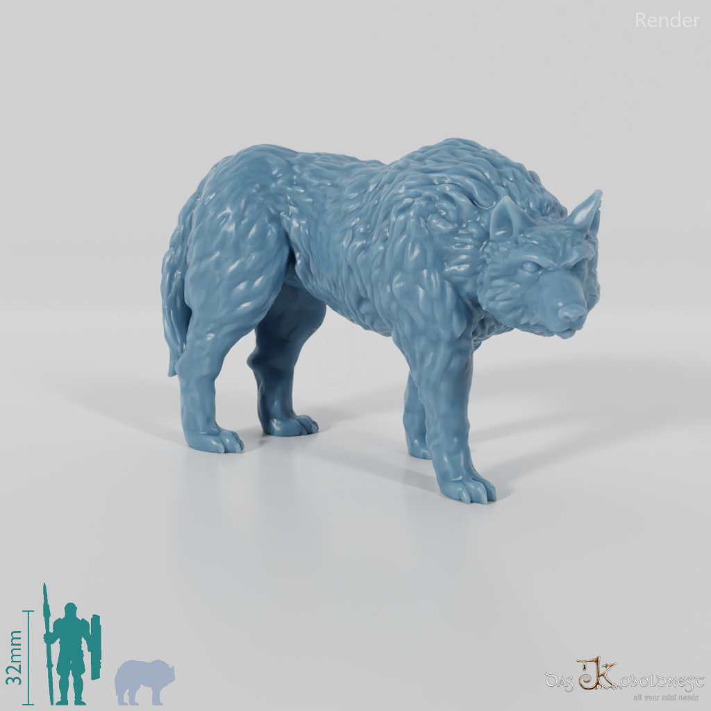 Grimmiger Wolf 03