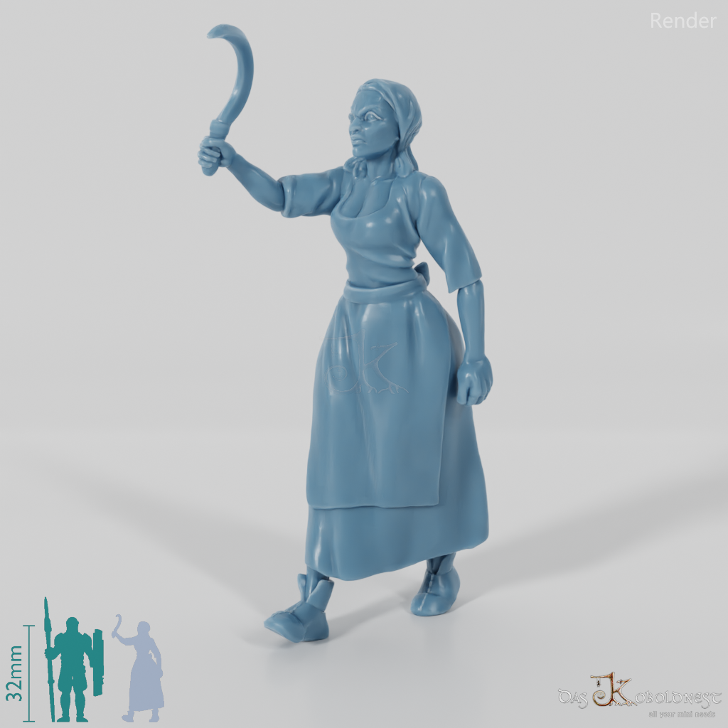 Gytha Shepherd, Aufgebrachte Dorfbewohnerin