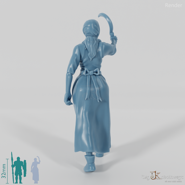 Gytha Shepherd, Aufgebrachte Dorfbewohnerin